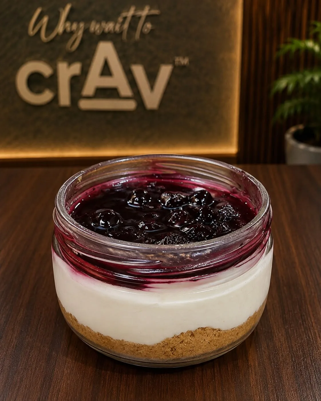 Blueberry cheesecake